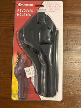 Black EVA-Molded Revolver Holster for Men